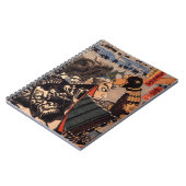 Samurai met een prachtig drakenpatroon notitieboek (Linkerzijde)