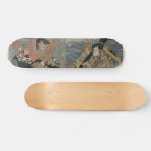 Samurai met groot zwaard en anker circa 1815 persoonlijk skateboard (Horizontaal)