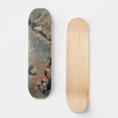 Samurai met groot zwaard en anker circa 1815 persoonlijk skateboard (Voorkant)