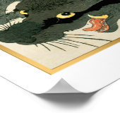 Samurai met Wilde Boar door Kuniyoshi Japan Poster (Hoek)