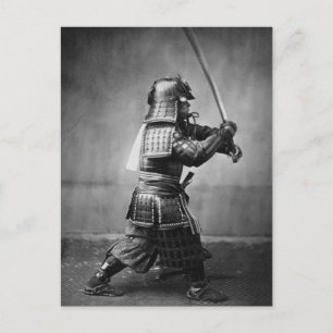  Samurai met zwaard en Dagger Briefkaart