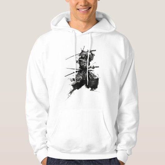 Samurai met zwaard hoodie (Voorkant)