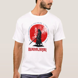 Samurai – Minimalistische Warrior T-shirt met cult