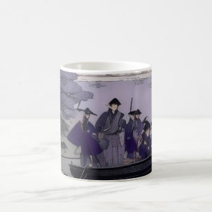 Samurai mok Japanse kunst Ukiyo-e stijl