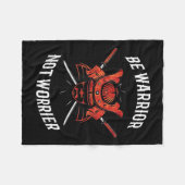 Samurai Motivation, Musashi Srit Fleece Deken (Voorkant (Horizontaal))