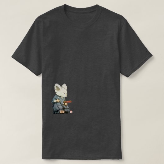 Samurai Mouse in Tatehiza T-shirt (Design voorkant)