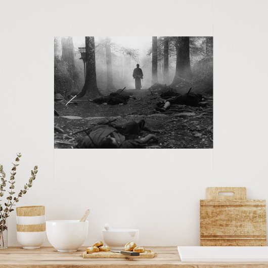 Samurai Movie Poster (Keuken)