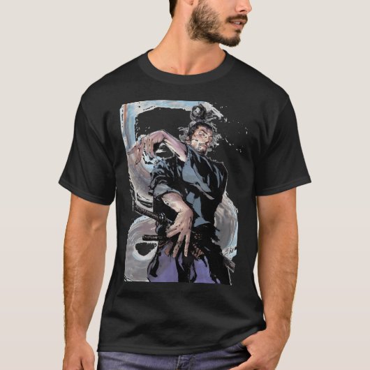 Samurai Musashi Miyamoto T-shirt (Voorkant)