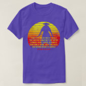 Samurai Musashi Wisdom, Backprint  (2) T-shirt (Design voorkant)