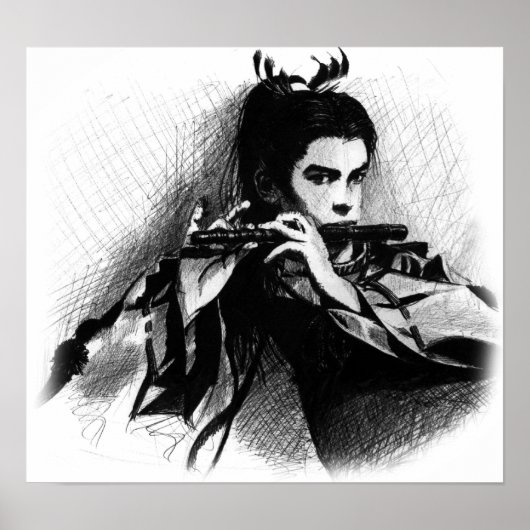 samurai musicus poster (Voorkant)