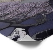 Samurai-muurkunst Mount Fuji Japanse Poster (Hoek)