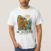 Samurai Needs Wi-Fi! T-shirt (Voorkant)