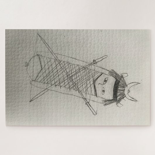 Samurai ninja hotdog legpuzzel (Horizontaal)