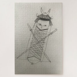 Samurai ninja hotdog legpuzzel