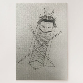 Samurai ninja hotdog legpuzzel