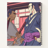 samurai notitieboek (Achterkant)