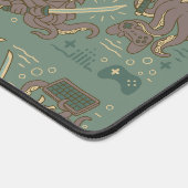 Samurai Octopus met VR-headset Bureaumat (Hoek)