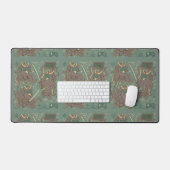 Samurai Octopus met VR-headset Bureaumat (Keyboard & Muis)