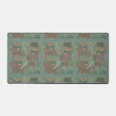 Samurai Octopus met VR-headset Bureaumat (Voorkant)