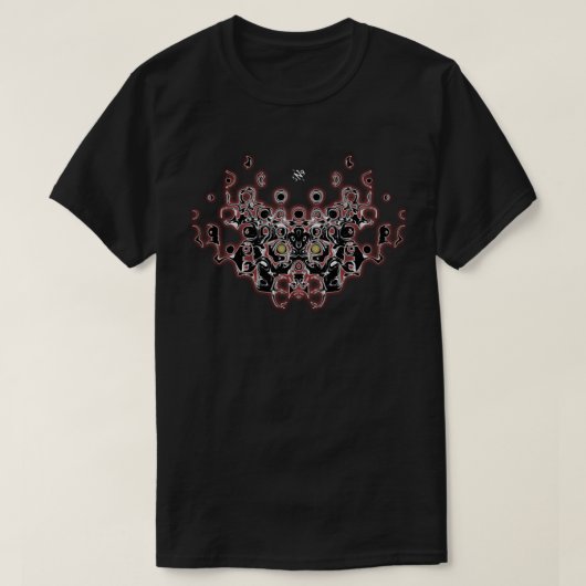 Samurai oeroud demonmasker v2 t-shirt (Design voorkant)