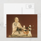 Samurai, Okinomo, Edo-periode Briefkaart (Voorkant / Achterkant)