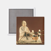 Samurai, Okinomo, Edo-periode Magneet (Voorkant / Achterkant)