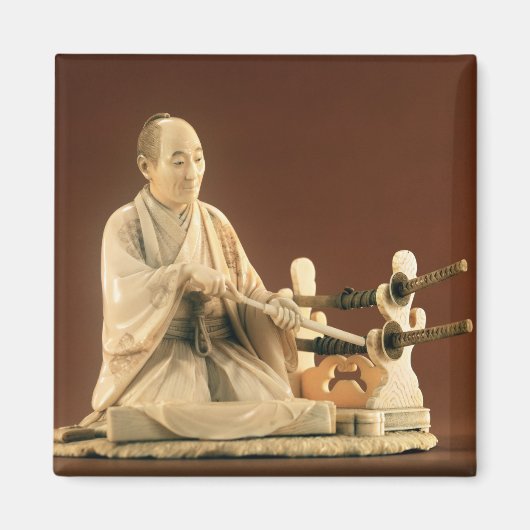 Samurai, Okinomo, Edo-periode Magneet (Voorkant)