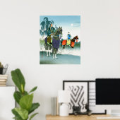 Samurai on Horses Hasegawa Sadanobu III 1950 Poster (Thuiskantoor)