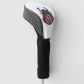 Samurai Oni Schedel Golfheadcover (Schuin)