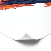 Samurai Oni Skull Perfect Poster (Hoek)