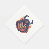Samurai Oni Skull Servet (Hoek)