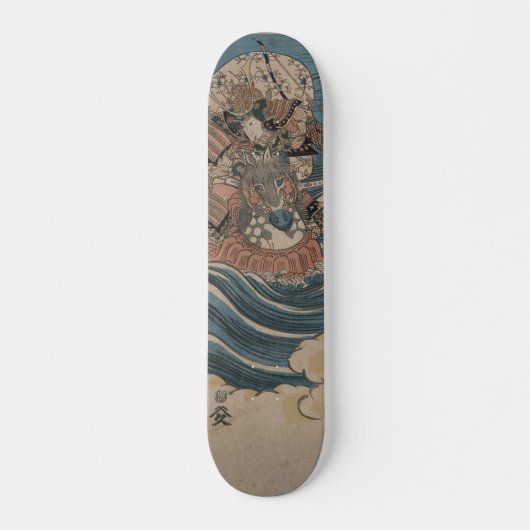 Samurai op Horseback ongeveer 1830 Skateboard (Voorkant)