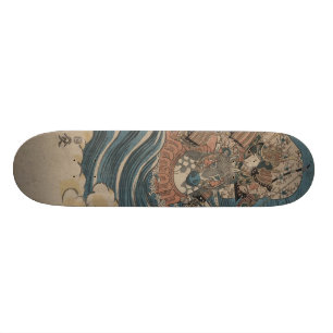 Samurai op Horseback ongeveer 1830 Skateboard