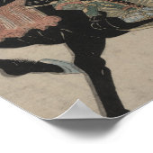 Samurai op Horseback ongeveer begin jaren 1800 Poster (Hoek)