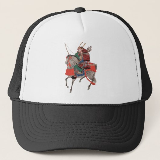 Samurai op Horseback Trucker Pet (Voorkant)