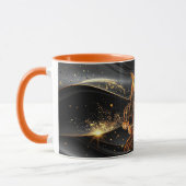 Samurai Orange Cat Warrior - Combo Coffee Mug Mok (Links)