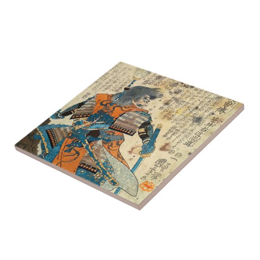 Samurai Orenji Tegeltje (Zijkant)