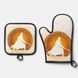 samurai ovenwant & pannenlap set