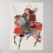 Samurai over horseback poster (Voorkant)