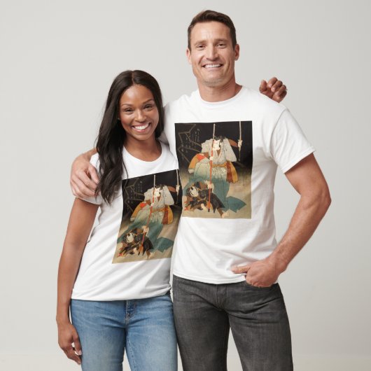 Samurai Painting c. jaren '1800 T-shirt (Unisex)