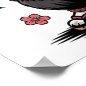 Samurai Panda Bear  Poster (Hoek)