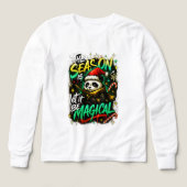 Samurai Panda Boys Premium Cozy Christmas Shirt  (Voorkant)