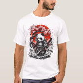 Samurai Panda: de bloeiende krijger T-shirt (Voorkant)