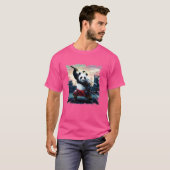 Samurai Panda Japanese Warrior T-shirt (Voorkant volledig)