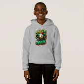 Samurai Panda Jongens Hoodie Cool Edgy Kerst Gesch (Voorkant volledig)