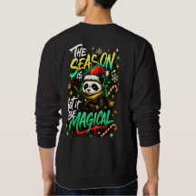 Samurai Panda Kerstmagie Heren Edgy Winter