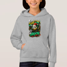 Samurai Panda Meisjes Hoodie Magische Kerst kunst