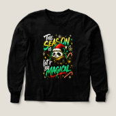 Samurai Panda Meisjes Premium Kerstmis T-shirt voo (Voorkant)