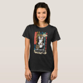 Samurai Pinguïn Een Linux Pinguïn T-shirt (Voorkant volledig)