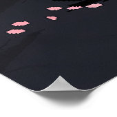 Samurai Pixel en banaan kunstwerken Poster (Hoek)